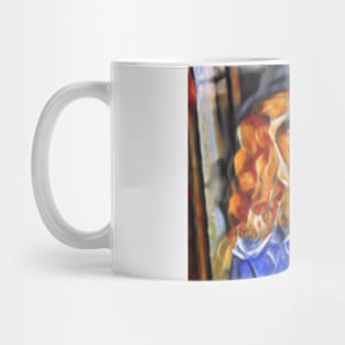 Mannequin in Blue Mug